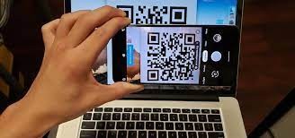 How to scan the QR code on the computer ?